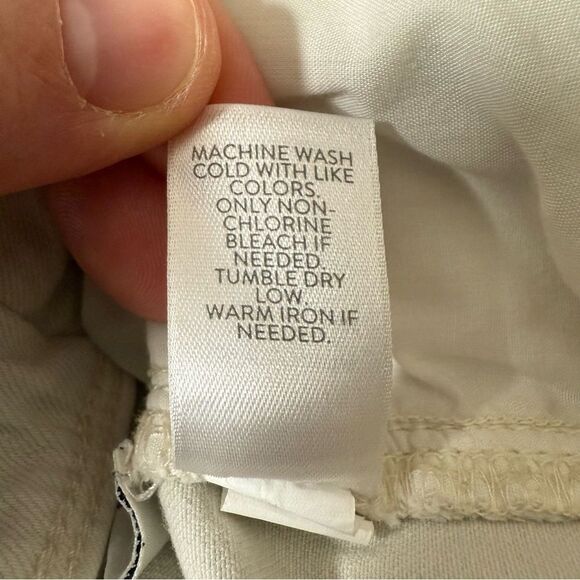 J Jill Denim Authentic Fit Slim Ankle Pants Womens Plus Sz 16 Beige Stretch - Picture 12 of 15